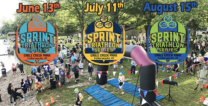 Logo Zawodów Indianapolis Sprint Triathlon August 2020